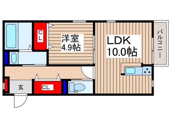 ラテルネ川越の物件間取画像